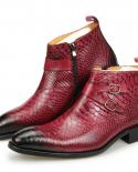 Cow Leather Business Dress Shoes  Cow Leather Boots  Mens Boots  High Quality  