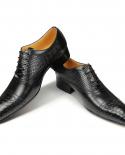 High End Handmade Leather Shoes Mens Fashion Carved Brogue Shoes British Breathable Business Formal Shoes Pointed Oxfor