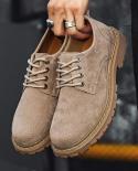 Size 3646 Italian Leather Casual New Suede Leather Shoes Oxford Shoes Leather Jogging Shoes Office Mens Dress Shoes Lar