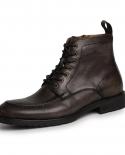 Boots Leather Brand Luxury Man  Ankle Boots Mens Brand Luxury  2023 Autumn Men  