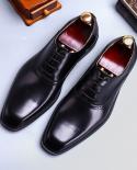 Oxford Shoes Men Genuine Leather Suit  Luxury Cow Leather Shoes Men Oxford  2023  