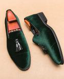 Spring And Autumn Suede Flat Shoes Loafers Mens Tassel Soft Leather Moccasin Flats Driving Shoes Casual Nubuck Leather 