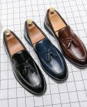 High Quality Classic Men Casual Penny Loafers Driving Shoes Fashion Male Comfortable Leather Shoes Men Lazy Tassel Dress