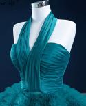 Serene Hill Green Halter  Wedding Dresses 2023 Sleeveless Tiered Lace Up High End Bridal Dress Hm67232wedding Dresses