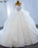 فساتين زفاف العرسان Serene Hill فستان سيرين هيل فاخر الخرز الأبيض الفاخر