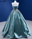 שמלות כלה עם חרוזים ירוקים של שרין היל 2022 שרוך קשת שמלת כלה יוקרתית hm67417 שמלות כלה בהתאמה אישית