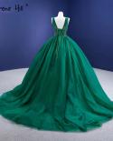 Serene Hill Green Aline Highend שמלות ערב שמלות ללא שרוולים חרוזים לנשים מסיבה hm67237 שמלות ערב