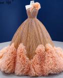 serene hill luxury orange כתף אחת שמלות כלה 2022 highend חרוזים רוטש שמלת כלה hm67358 custom made wed