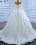 Serene Hill שמלת נשף לבנה שרוכים שמלות כלה יוקרתיות יוקרתיות חרוזים ציצית כלה 2022 hm67276 custom made weddi