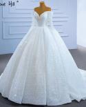 Serene Hill שמלת נשף לבנה שרוכים שמלות כלה יוקרתיות יוקרתיות חרוזים ציצית כלה 2022 hm67276 custom made weddi