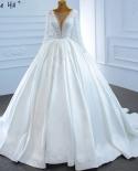 فساتين زفاف العرسان Serene Hill فستان Serene Hill فاخر من الخرز الساتان الأبيض