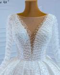 فساتين زفاف العرسان Serene Hill فستان Serene Hill فاخر من الخرز الساتان الأبيض