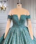 Serene Hill Mint Luxury Beaded Tassel Wedding Dresses 2022 Highend Lace Up Bridal Dress Hm67411 Custom Made  Wedding Dre