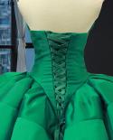 Green High Quality Satin Vintage Wedding Dress  Off Shoulder  Simple Bridal Gowns Real Photo Hm66858 Custom Made  Weddin