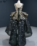 Black Asymmetrical Sparkle  Evening Dresses 2023 Sleeveless High Qualityl  Formal Dress Serene Hill Hm67143evening Dress