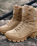  Autumn Winter Outdoor Military Combat Training Boots Non Slip Sport Shoes Male Hiking Boots Men Army Boots Desert Work 