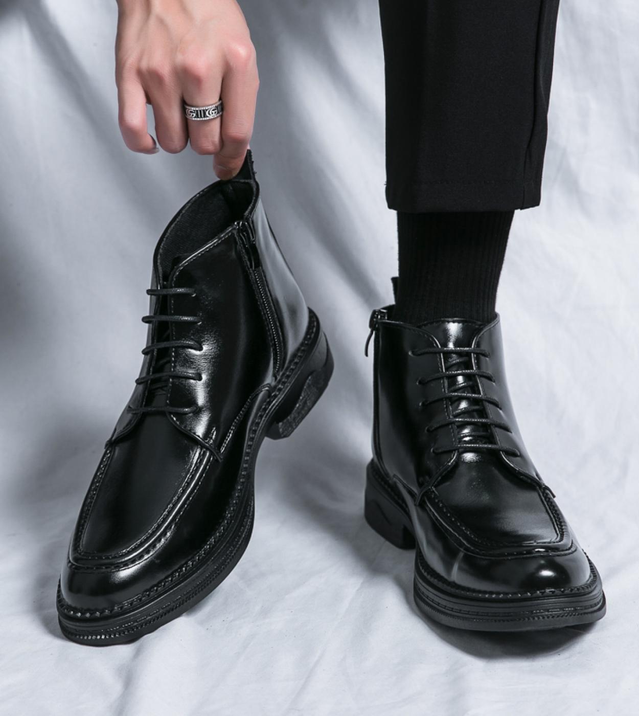 Stivaletti a punta Uomo Inverno Comodi Mocassini Scarpe casual