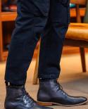 Chelsea Boots Men Genuine Leather British Style  2023 Fashion Chelsea Boots Men  