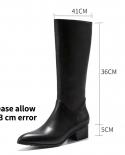 Winter Mid Calf Men Boots High Heels British  Leather Dress Shoes  Leather Boots  Mens Boots  