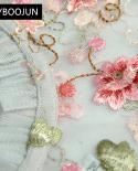 Elegant Dresses For Women 2023 Luxury Designer Evening Long Vintage Mesh Stitching Flower Embroidery Slim Holiday Maxi D