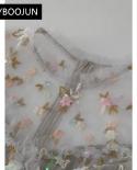 Dresses For Women 2022 Elegant Designer Autumn Mesh O Neck Flare Sleeve Sequins Flower Embroidery Elegant Party Vintage 