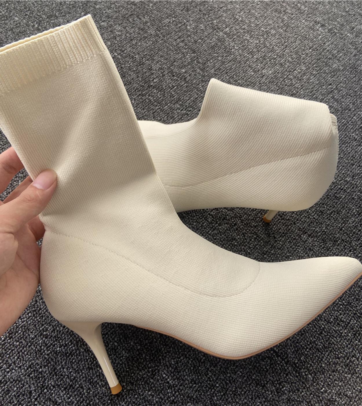 Womens White Autumn Ankle Boots Low Heels  White Ankle Boots Women 2022  2023  