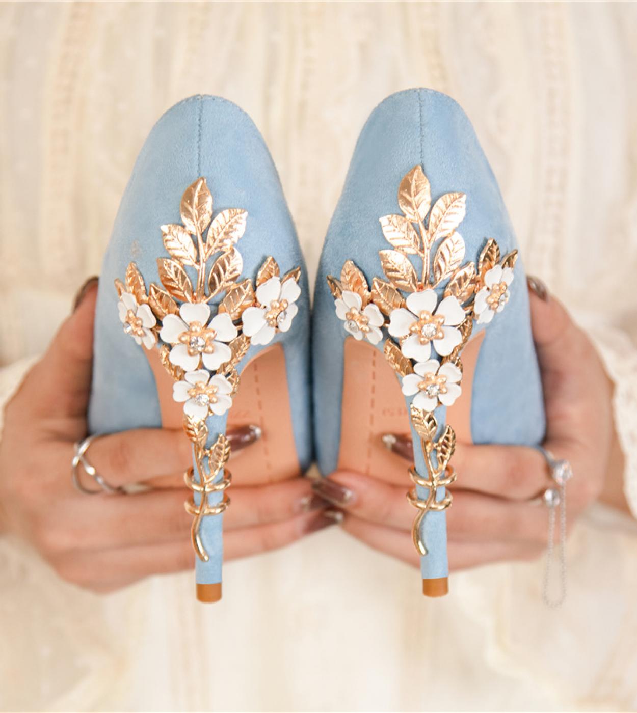 Tacones azules outlet