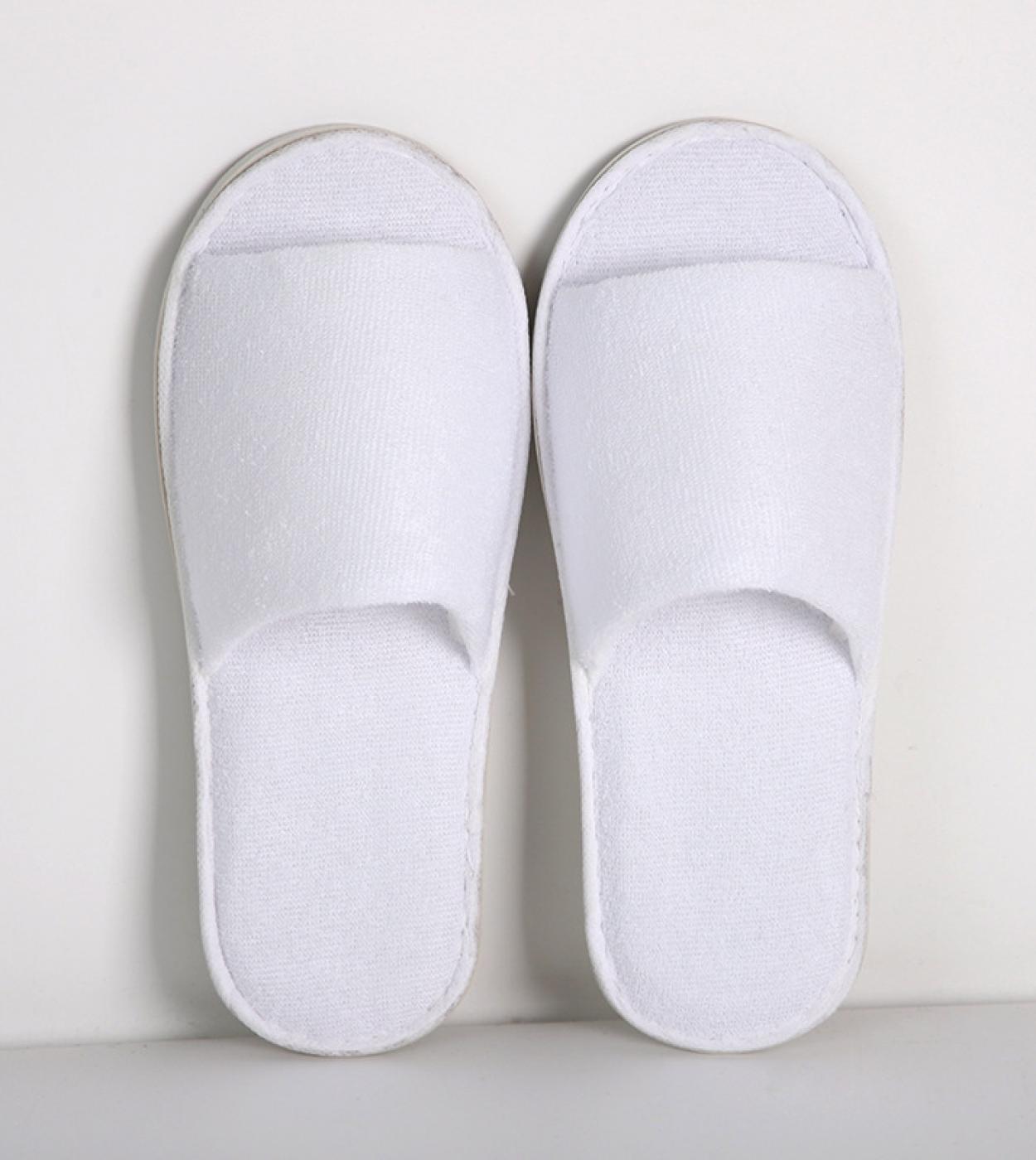 123 Pairs Disposable Slippers Hotel Travel Slipper Sanitary Party Home Guest Use Men Women Uni Closed Toe Shoes Homest