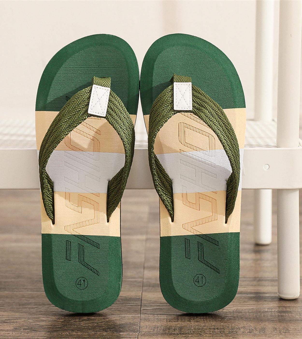 נעלי קיץ גברים כפכפי חוף נעלי כפכפים 2022 נעלי חוץ גברים אופנה נעליים שטוחות נעלי מחליק מקורה סנדליות