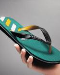 נעלי בית גברים קיץ חוף חיצוני כפכפים ירוקים נעלי גברים באיכות גבוהה