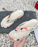 Breathable Beach Men Slippers Soft Comfort Uni Flip Flops Summer Casual Mens Shoes Lightweight Fashion Graffiti Flipflop