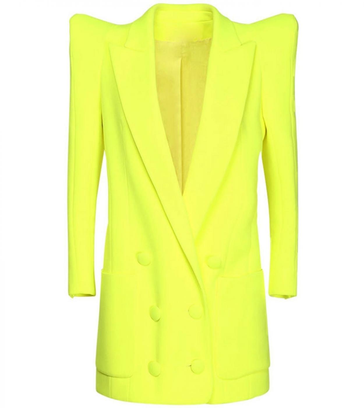 Yellow Suit Pants Female  Women Yellow Suits Piece  Yellow Suit Female Chic  Blazer  