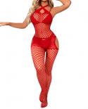  Body Stockings Mesh Hot  Lingerie Women Transparent Open Crotch Pantyhose Woman Fishnet  Bodysuits Catsuit Tights