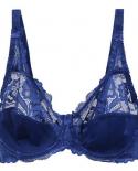 Women Bras Solid Color Chest Padded Lace Sling Breathable Seamless Push Up Large Size C D Cup Casual  Underwire Bra Bh