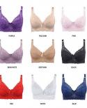 Women Bras Fashion Casual  Solid Color Chest Pad Lace Sling Breathable Elasticity Comfortable Large Size Female Bras  Br