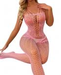  Porn Bodysuit Female Lingerie Fishnet Bondage  Stretch Mesh Stockings Open Crotch Tights High Waist Pantyhose For   Ted