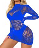  Bodystockings Lingerie Bodysuit Underwear Women Fishnet Crotchless Mesh Tights  Babydoll Perspective  Costumes