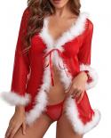 תחתונים תלבושות פורנו חג המולד נשים הלבשה תחתונה חג המולד במידות גדולות