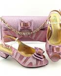 New Arrival Italian Design African Lomen Green Color Party Wedding Ladies Shoes And Bag Set Decorated With Butterflykont