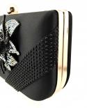 Italian Design  Nigerian Fashion Elegant Ladies Shoes And Bag Set With Special Flower Decoration In Black Color For Part