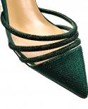 Womens Shoes Elegant Heel Bag  Elegant 2022 Womens Shoes  Shoes Ladies Heels Green  Pumps  