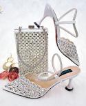 Rhinestones Shoes  Womens Shoes  Shoes Bag  White Shoes  Highheeled  2023 Design White  