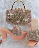 Wedding Shoe Bag  Ladies Bag Shoes  Peach Shoe Bag  Party Shoes  Royal Work  Color Ladies  
