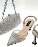 Shoes Bag  Pumps  New Arrival Decoration Elegant Nblue Color Ladies Shoes Bag  