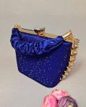 Nigerian Women Royal Blue Shoe Bag Set  Bag Shoe Set Nigeria Party Size  New  