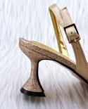 Qsgfc Newly Arrived Classic Style Gold Color Womens Hand Bag Matching High Heels African Wedding Party Shoe And Bag Set