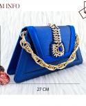 Qsgfc Royal Blue Noble Three Dimensional Bag With Elegant High Heels Shoes Italian Popular Design African Ladies Shoes B