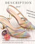 Qsgfc Rainbow Color Comfortable Streamlined Pointed Toe Womens Shoes Matching Big Crystal Handbag Party Shoes And Bag S