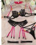  Women Intimate Transparent Bra Set  Ellolace Lingerie Womens Underwear    