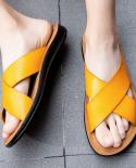 New Mens Slippers British Fashion Men Sandals Lazy Beach Sandals Flip Flops Men Summer Shoes